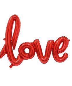 LOVE Foil Balloon(Red, Rose Gold, Gold, Silver)