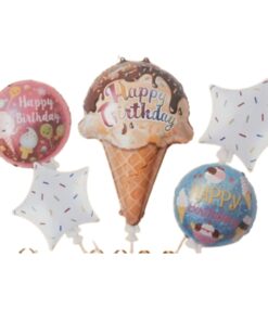 Happy Birthday Softy Foil Balloon Pack of 5