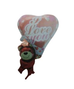 I Love You Teddy Foil Balloon for valentine Day Decoration