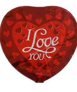 Red Heart Foil Balloon I Love You Foil Balloon
