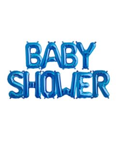 Baby Shower Blue Foil Balloon