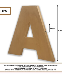 Wooden Alphabet Letters for Home/Garden/Birthday/Wedding Decorations