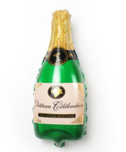 Champagne Bottle Green Foil Balloon for Bachelor’s, Birthdays & Anniversaries Decorations