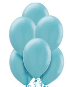 Pastel Blue Latex Balloon (50 Pcs Set) For Engagement, Wedding and Valentines Day Or Birthday Party Celebration Decoration