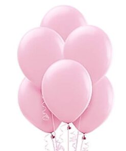 Pastel Pink Latex Balloon (50 Pcs Set) For Engagement, Wedding and Valentines Day Or Birthday Party Celebration Decoration