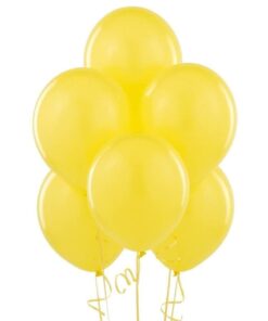Yellow Pastel Latex Balloon (50 Pcs Set) For Engagement, Wedding and Valentines Day Or Birthday Party Celebration Decoration