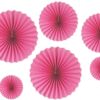 Pink Paper Fan Decoration for Birthday Decoration, Birthday Party, Wall Decoration, Hanging Decoration