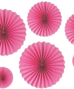 Pink Paper Fan Decoration for Birthday Decoration, Birthday Party, Wall Decoration, Hanging Decoration