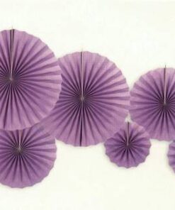 Purple Paper Fan Decoration for Birthday Decoration, Birthday Party, Wall Decoration, Hanging Decoration