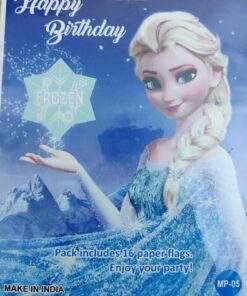 Happy Birthday Frozen Theme Banner, Party Decoration