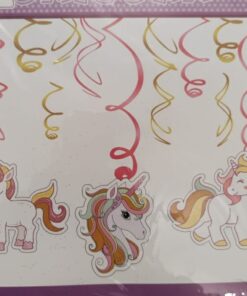 Unicorn Tassel Dangler for Happy Birthday Party Decoration