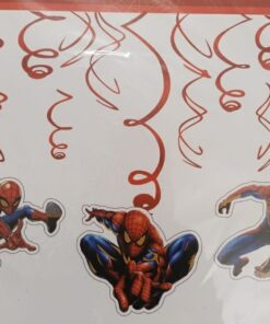 Spider Superhero Tassel Dangler for Happy Birthday Decoration