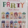 Happy Birthday Photo Banner Decoration