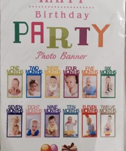 Happy Birthday Photo Banner Decoration