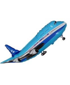 Blue Aeroplane Foil Balloon
