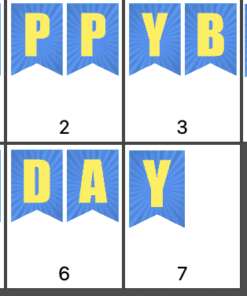 Super Hero Printable Birthday Banner(Free)