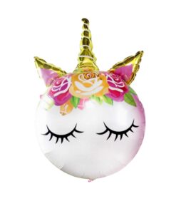 Unicorn Face Foil Balloon