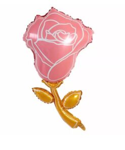Pink Rose Foil Balloon
