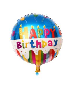 Happy Birthday Candle Foil Balloon