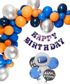 Astronaut Theme Birthday Decor Kit - 48PCS