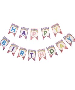 Unicorn Theme Birthday Decoration Banner for Kids Birthday Party