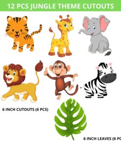 Jungle Theme Cutout (12 Pcs)
