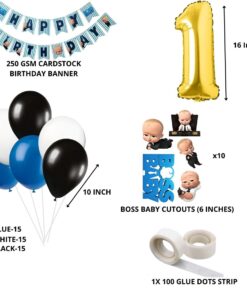 Boss Baby Theme Birthday Balloon Decoration DIY Kit (58 Pcs)