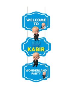Boss Baby Theme Decoration Hanging / Ceiling Hanging Decoration / Wall Decoration