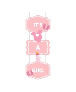 It’s a Girl Theme Birthday Decoration Hanging / Ceiling Hanging Decoration / Wall Decoration