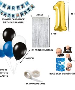 Boss Baby Theme Birthday Balloon Decoration DIY Kit (60 Pcs)