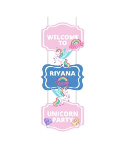 Unicorn Theme Birthday Decoration Hanging / Ceiling Hanging Decoration / Wall Decoration