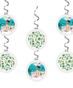 Moana Dangler/Wall Hanging Birthday Decoration – (6 Pieces)
