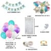 Mermaid Tail Theme Birthday Decoration DIY Kit (71 Pcs)