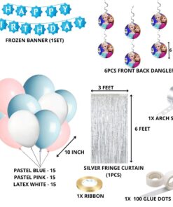 Frozen Theme Birthday/Dangler Decoration DIY Kit (56 Pcs)