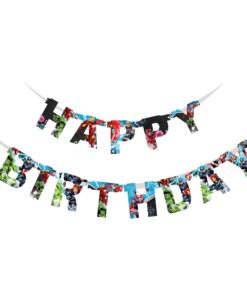Happy Birthday Banner - Avengers