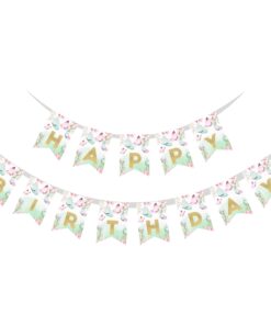 Happy Birthday Banner - Butterfly