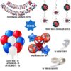 Spider Superhero Theme Birthday Balloon Decoration DIY Kit (59Pcs)