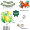Dinosaur Theme Birthday Balloon Decoration DIY Kit (68Pcs)