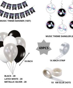 Music Theme Birthday Decoration Kit(69Pcs)