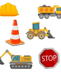 Construction Theme Cutout (12 Pcs)