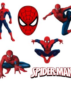 Spider Superhero Theme Cutout (12 Pcs)