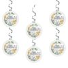 Jungle Theme Hanging Danglers - Set of 6, Double-Sided Prints, 6 Inches Each with Hanging Ribbon