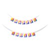 Holi Hai Banner (6 Inches/250 GSM Cardstock/Multicolour/7Pcs)