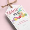 Fruits Theme Birthday Favour Tags (2 x 3.5 inches/250 GSM Cardstock/Multicolour/30Pcs)