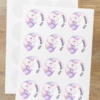 Unicorn Theme Model 2- Return Gift/birthday decor Thankyou Sticker (6 CM/Sticker/Mixcolour/24Pcs)