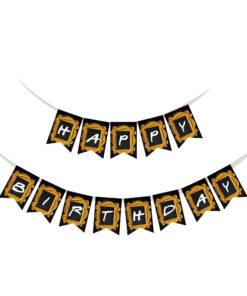 Friends Theme Happy Birthday Banner