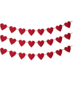 Valentines Day Heart Bunting -