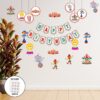 Carnival Theme Birthday Party Decorations - Banner, Cutouts, Thank You Sticker, Danglers