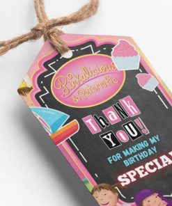 Pinkalicious & Peterrific Theme Thank You Cards & Return Gift Tags - 30Pcs, 2x3.5, 250 GSM Cardstock (Pinkalicious & Peterrific)