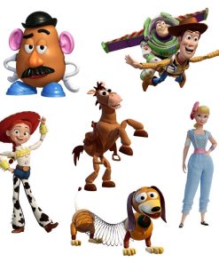 Toy Story Theme Cutout (6 inches/250 GSM Cardstock/Mixcolour/12Pcs)